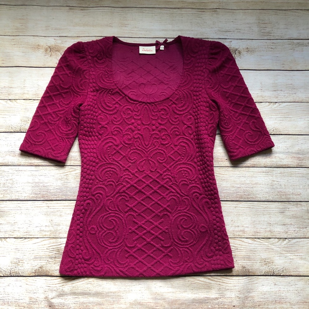 Anthropologie Deletta Top Size S
